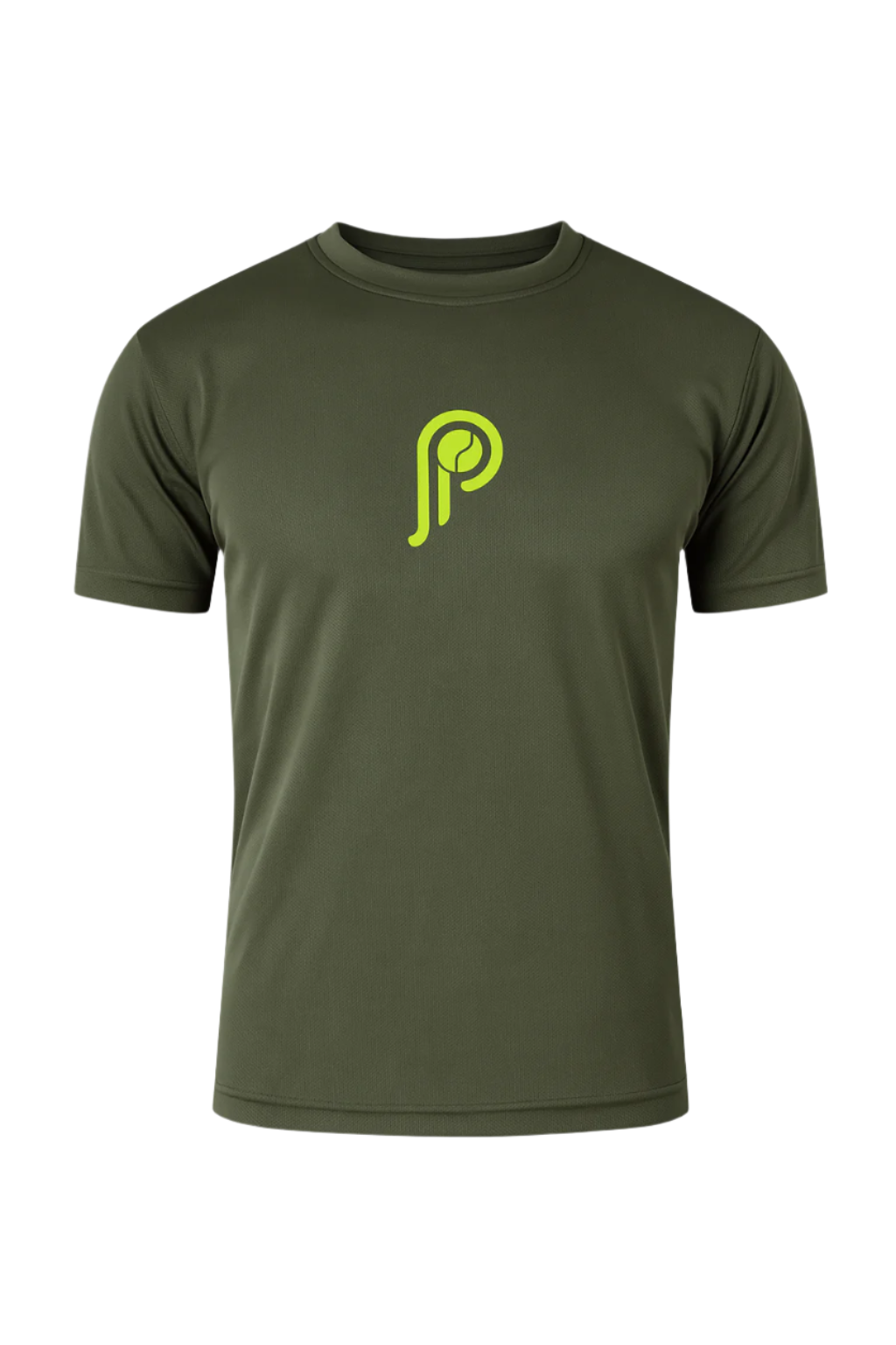Premier Performance Tee - Khaki(Green)/Lime