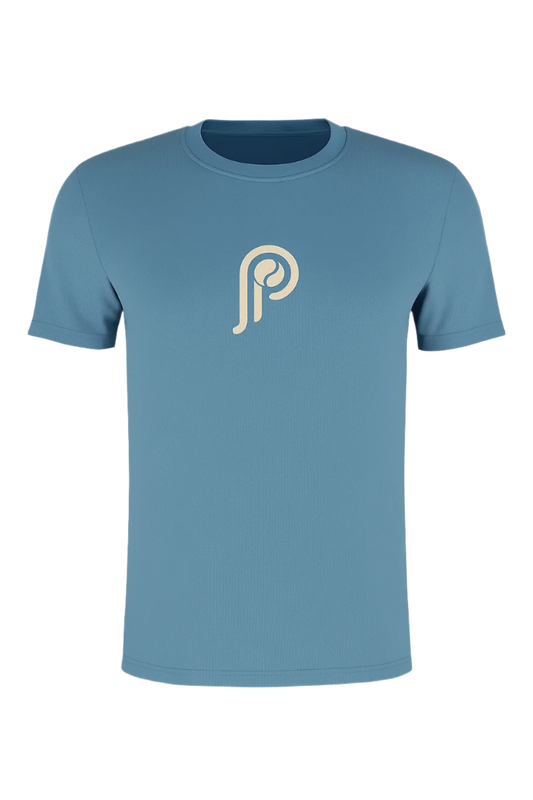 Premier Performance Tee - Airforce Blue/Cream